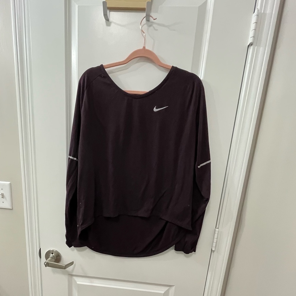 Dark Purple Nike pro long sleeve